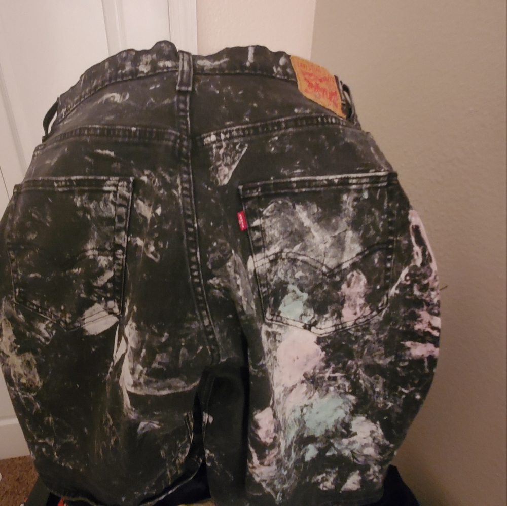 Levi's men shorts painted shorts